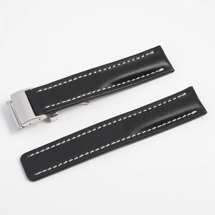 Fits For Breitling Avenger 20mm 22mm 24mm Genuine Leather Watch Band Strap Tools