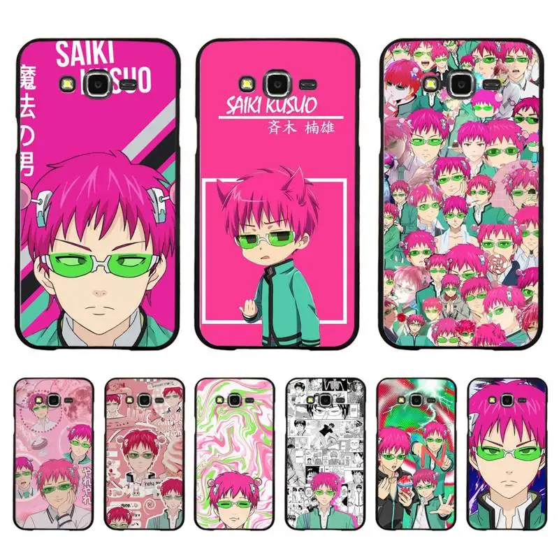 

The Disastrous Life of Saiki K Phone Case For Samsung Galaxy J 4plus J6 J5 J72016 J7prime cover for J7Core J6plus Back Coque
