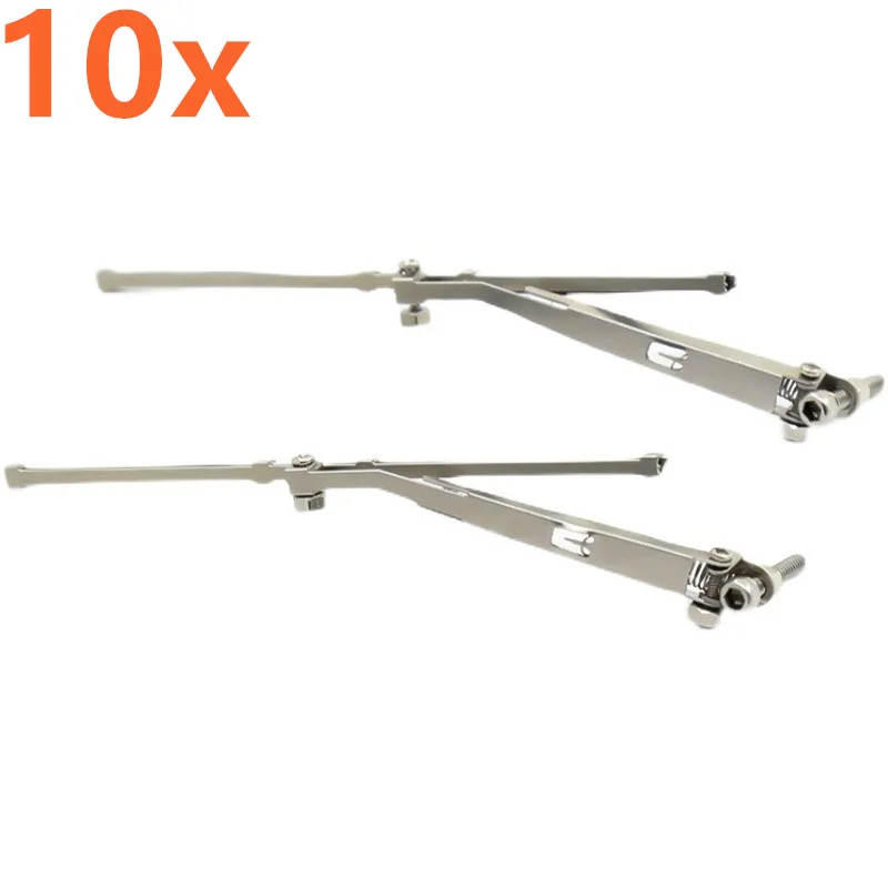 

10Pieces Metal Windshield Wiper for 1/10 RC Car Parts Crawler AXIAL SCX10 JEEP Cherokee TRAXXAS TRX4 D90 Bronco G500 MST KM2