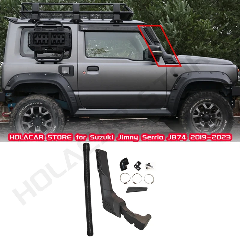 

Автомобильный воздухозаборник Jimny Snorkel без сверления для Suzuki Jimny Serria JB64 JB74 JB74W 2019 2020 2021 2022 2023 2024 3-дверный 5-дверный