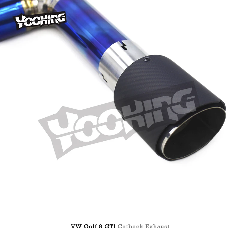 Выхлопная система Yooking Titanium Muffler Pipe Escape для VW GOLF 8MK8GTI 2.0T (2020-2024) (art.: 3920da3fac836) - 3920da3fac836