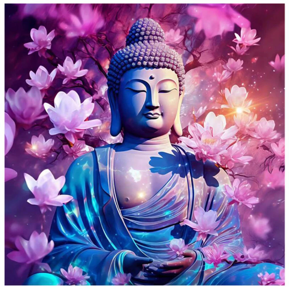 

Religion DIY Diamond Painting Orchid Buddha Statue Landscape Full Drill Diamond Mosaic Embroidery Cross Stitch Rhinestone EE3441