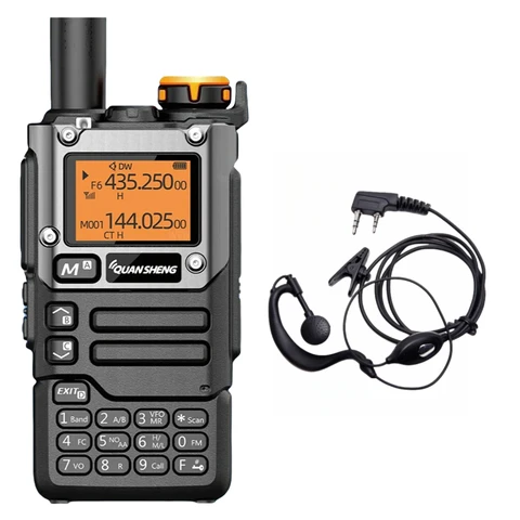 Quansheng UV K5 (8) портативная рация Am Fm двухсторонняя радиостанция любительская ветчина беспроводной набор приемник дальнего действия
