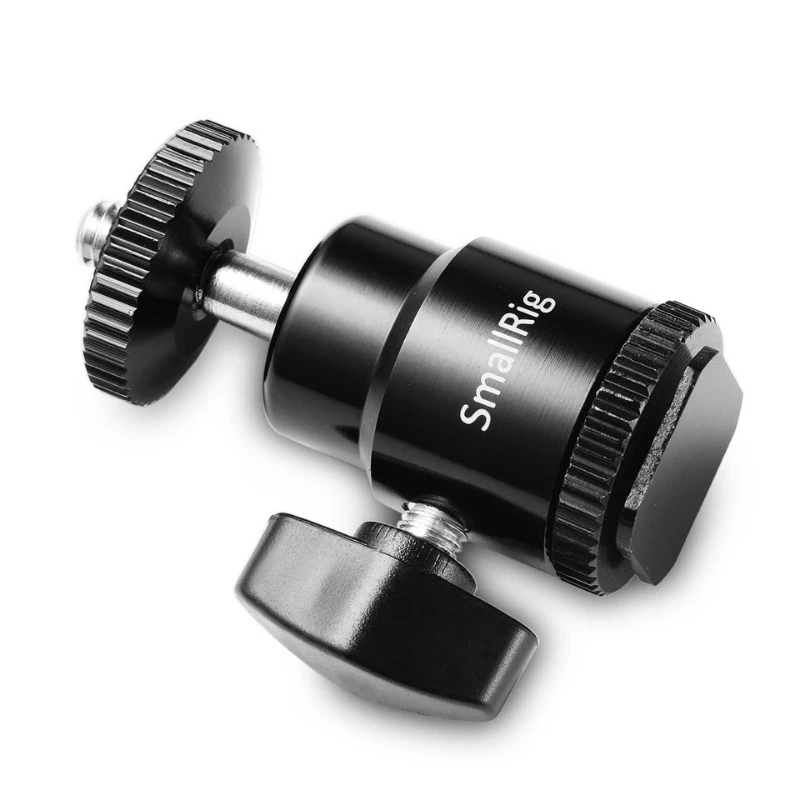 

SmallRig 1/4" Camera Hot Shoe Mount with Additional 1/4" Screw for Canon/Nikon/Panasonnic/Fujifilm