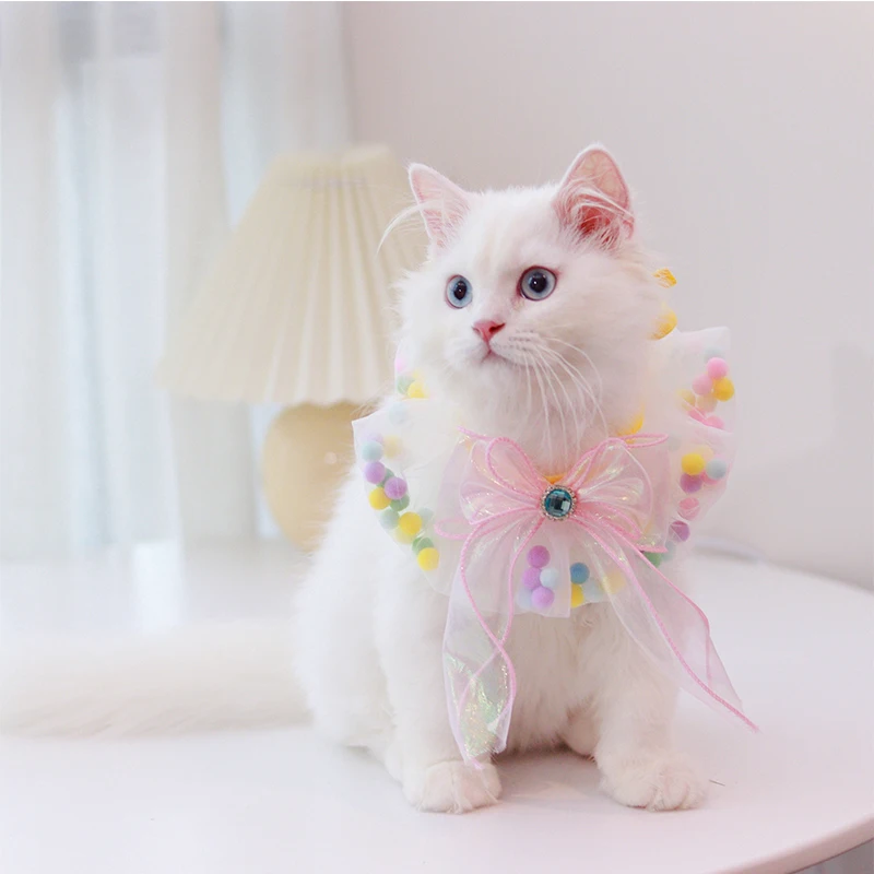 Роскошный дизайн блестящие аксессуары для кошек ожерелье ювелирные изделия из