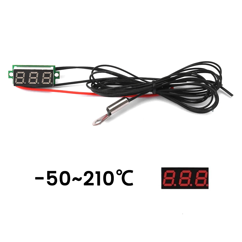 

Цифровой термометр Gaqqee 0,28", DC 12V 24V