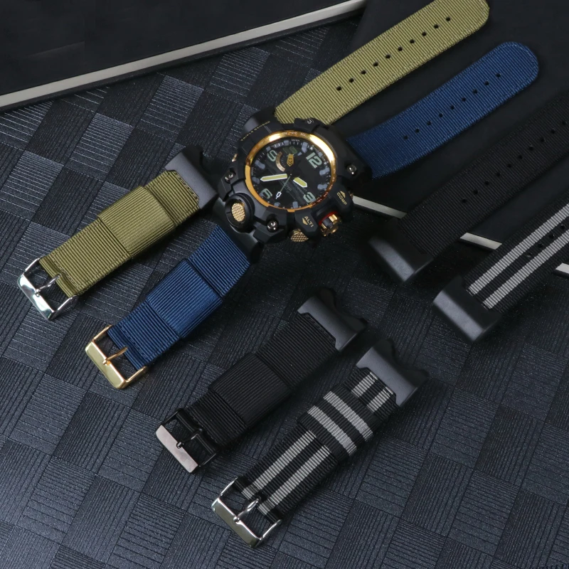 Сменный ремешок для часов Casio G-Shock, GWG-1000, с тканевым браслетом Gshock, GWG1000-1A Вт (art.: 3920bceb40243) - 3920bceb40243