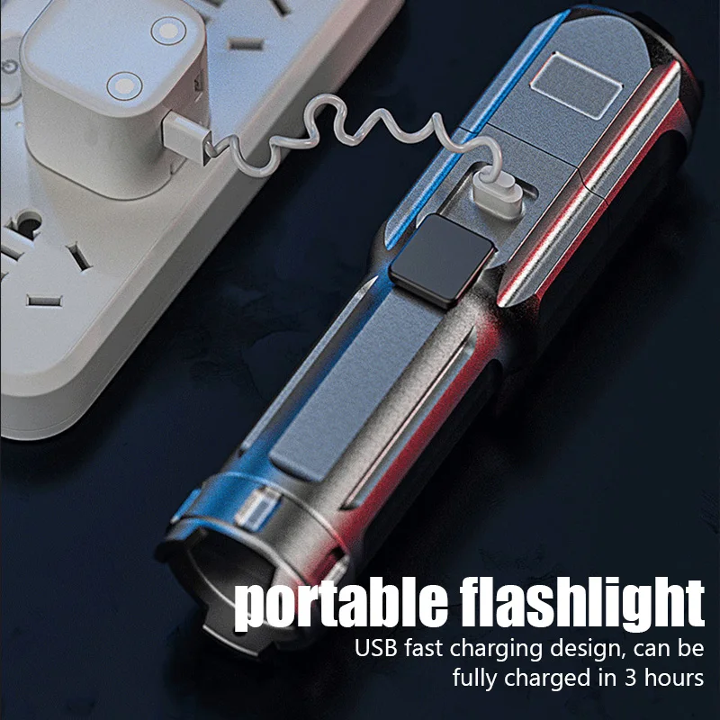

Перезаряжаемая через USB вспышка, сильный свет, зум, светильник, тактическая вспышка, светильники, уличсветильник портативные светильники, с...