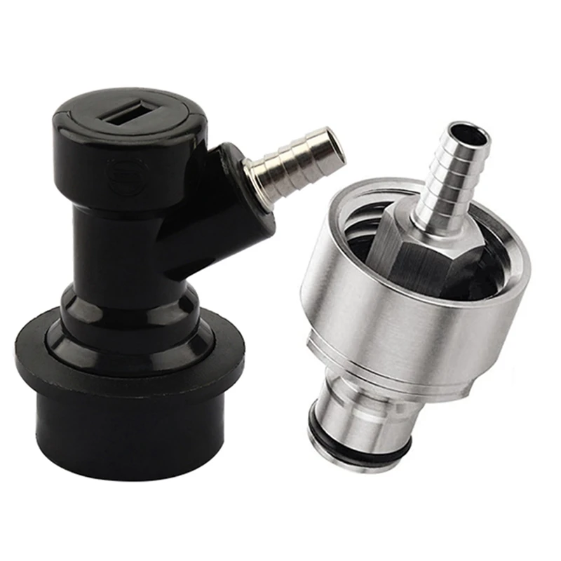 

Beer Brewing Carbonation Cap With 5/16Inch Barb Ball Lock Disconnect Set,Fit Cola Soda Beer Most Of Drink PET Bottles