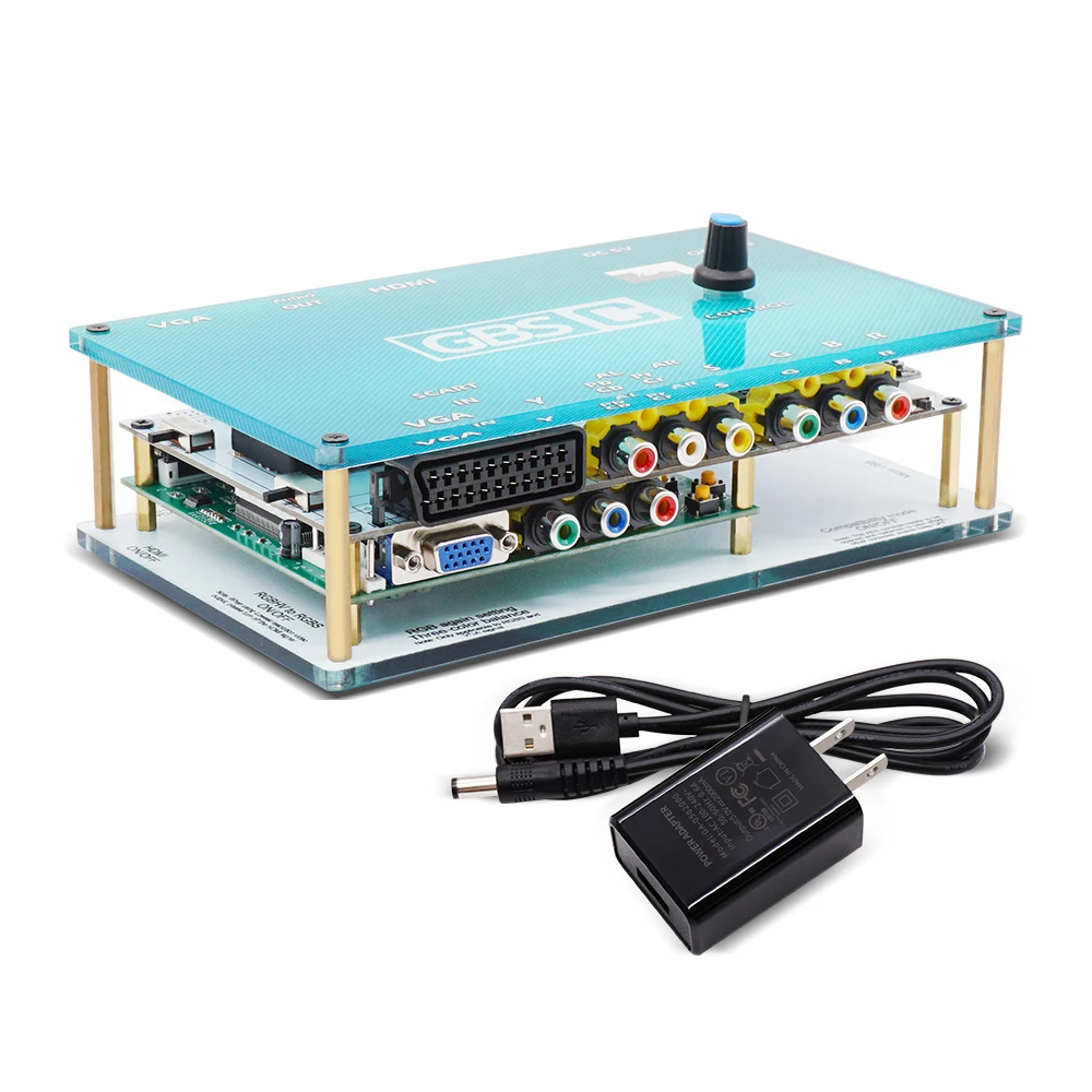 Ceny GBSC Konwerter Vido Sterowanie GBS RGBS Scart YpBpr Komponent VGA Sygnał Do VGA HDMI Upscalers Dla Retro Konsola Do Gier