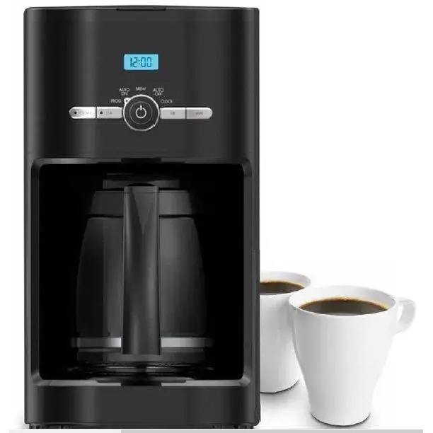 

HAOYUNMA 12 Cup Classic Programmable Coffeemaker, Black, DCC-1120BK