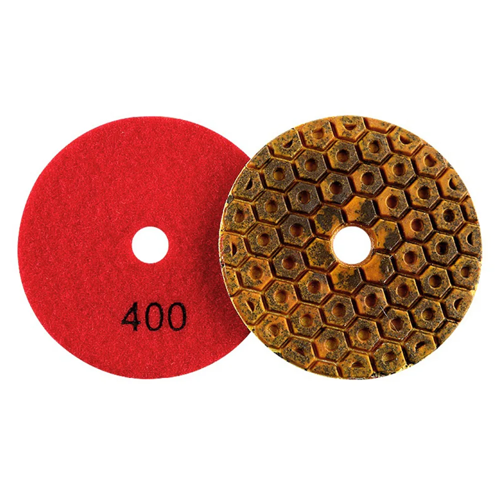 

4 Inch 100MM Metal Water Mill Super Diamond Polishing Pads Copper Bond Wet For Granite Marble Concrete Boutique Grade