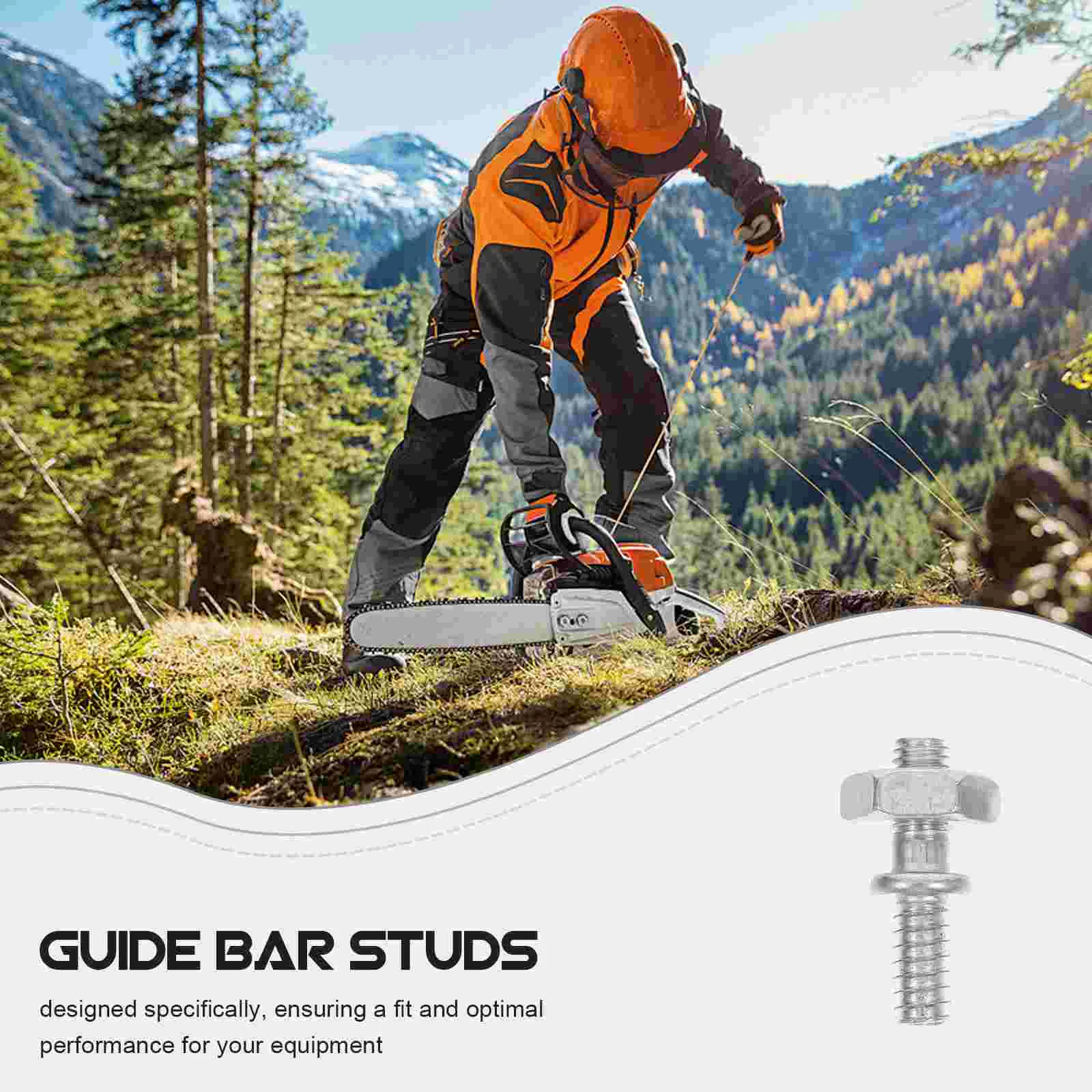 2 шт. направляющий винт для цепной пилы сменные шпильки бензопилы гайки болты