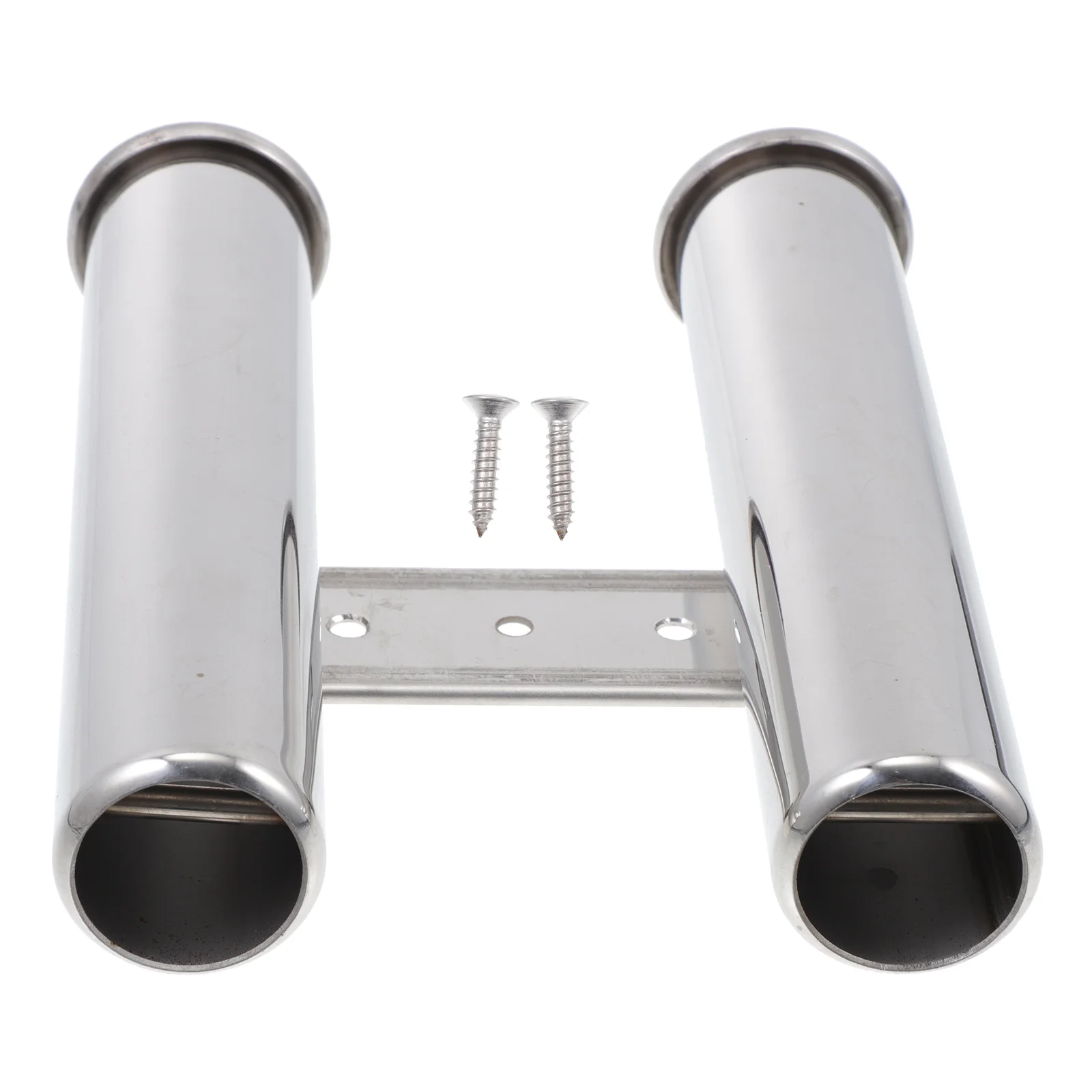 

Уличный держатель стержня кронштейн из нержавеющей стали двухтрубный полюсный держатель Удобный полюсный кронштейн