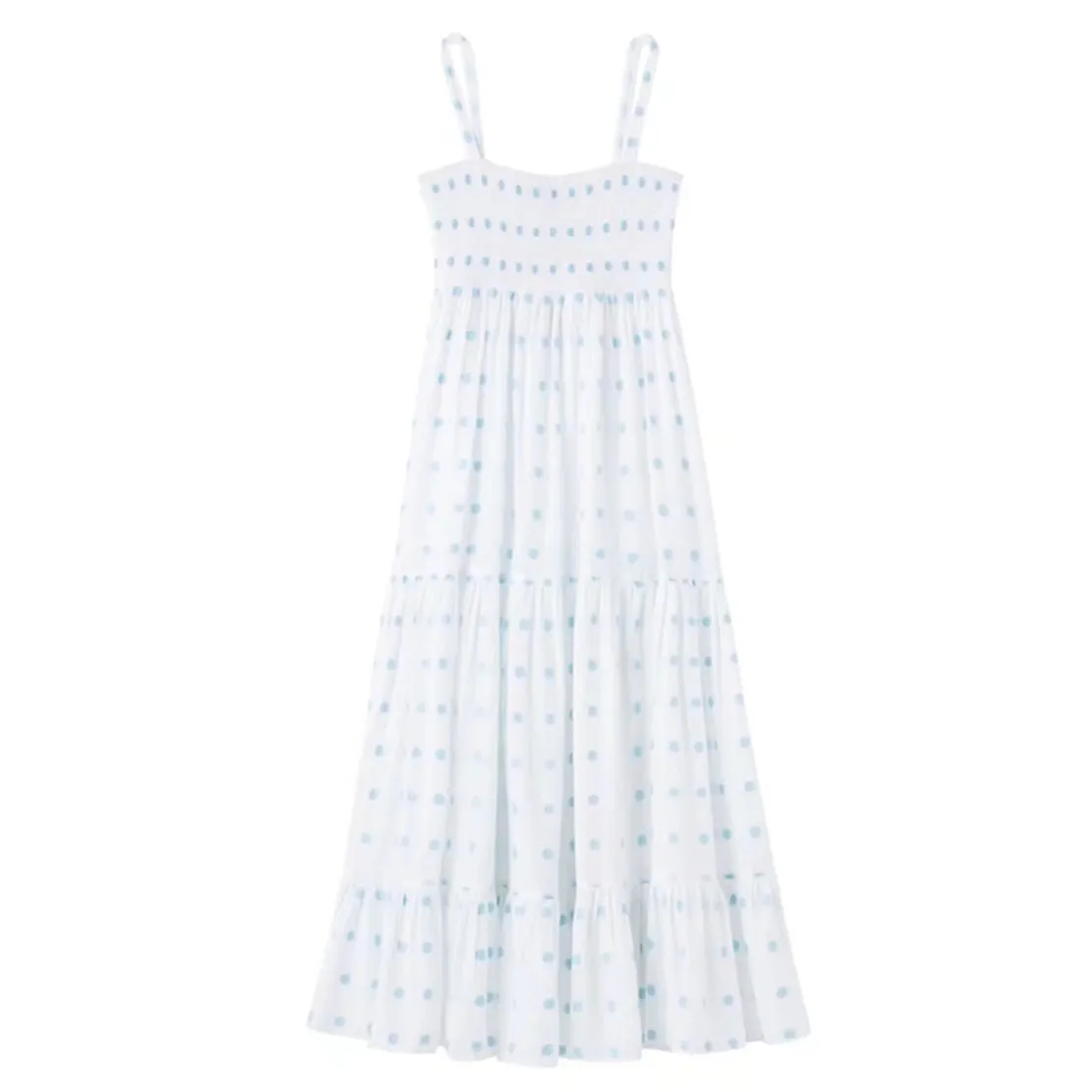

Jenny&Dave 2022 Indie Folk Ethnic Style Cotton Floral Dress Women Fashion Cascading Embroidery Tank Dress Women