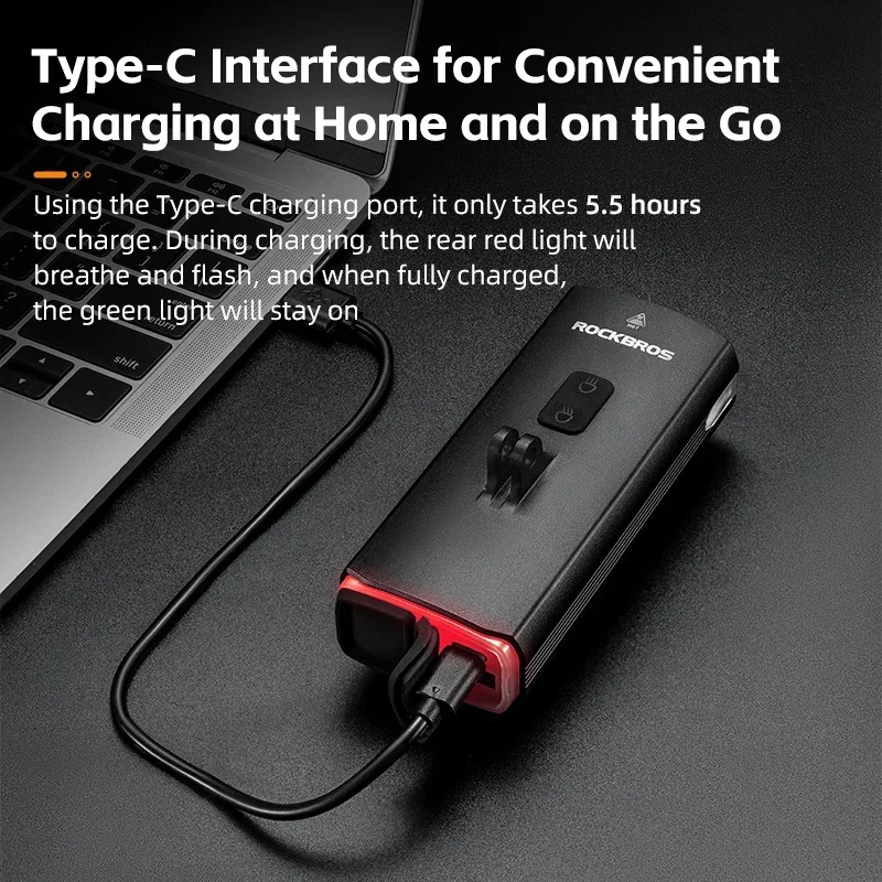 Велосипедная фара ROCKBROS 10000 лм мАч