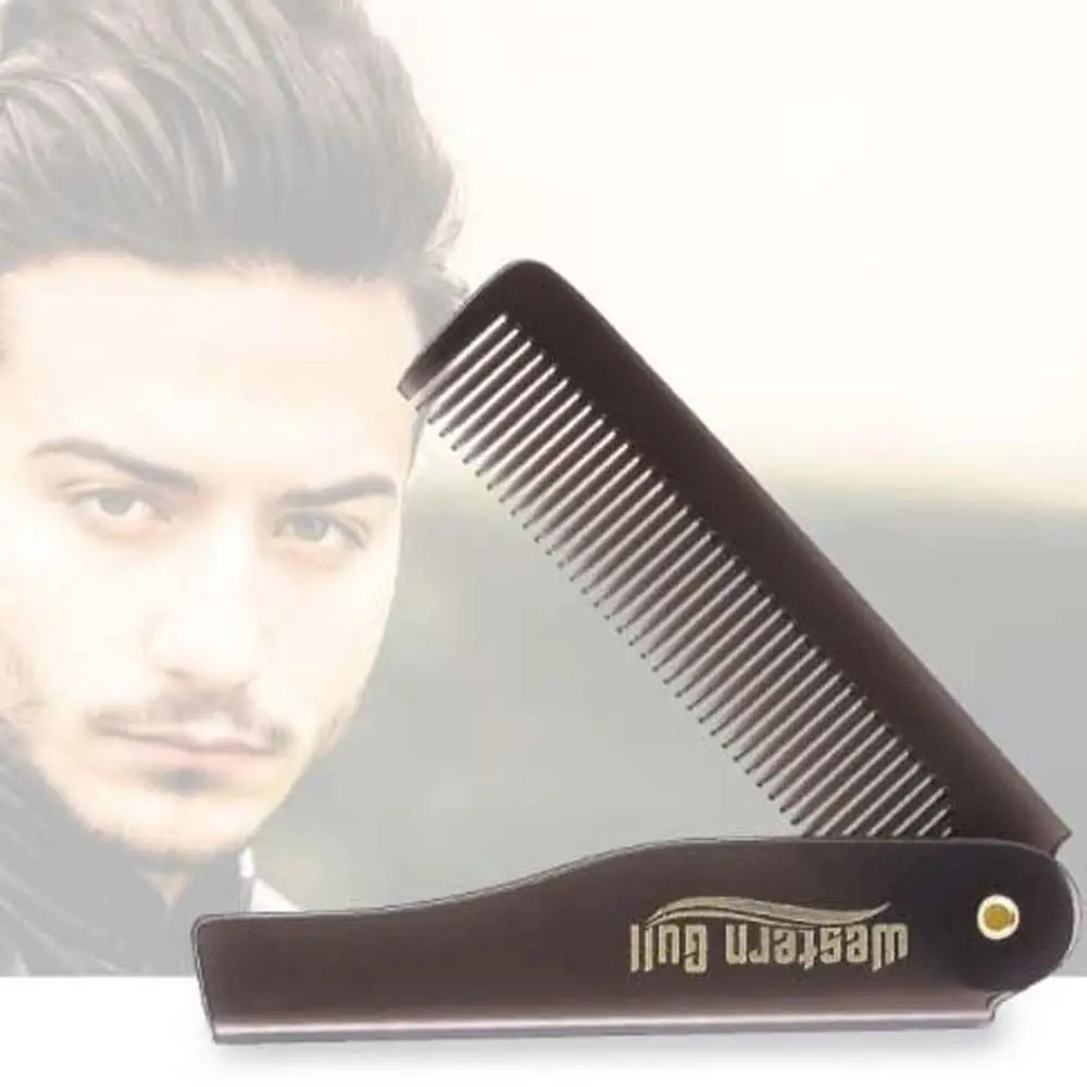 Portable Hair Accessories Pocket Size Beard Combs Oil Head Comb Hair Styling Tool Folding Comb Men Hair Brush