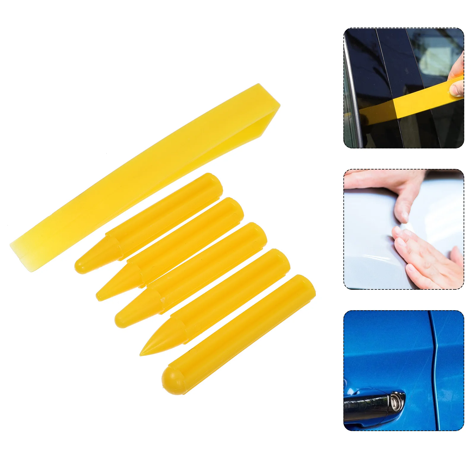 

6pcs Car Body Paintless Dent Damage Repair Tool Kit Leveling Pen Hand Tools Set