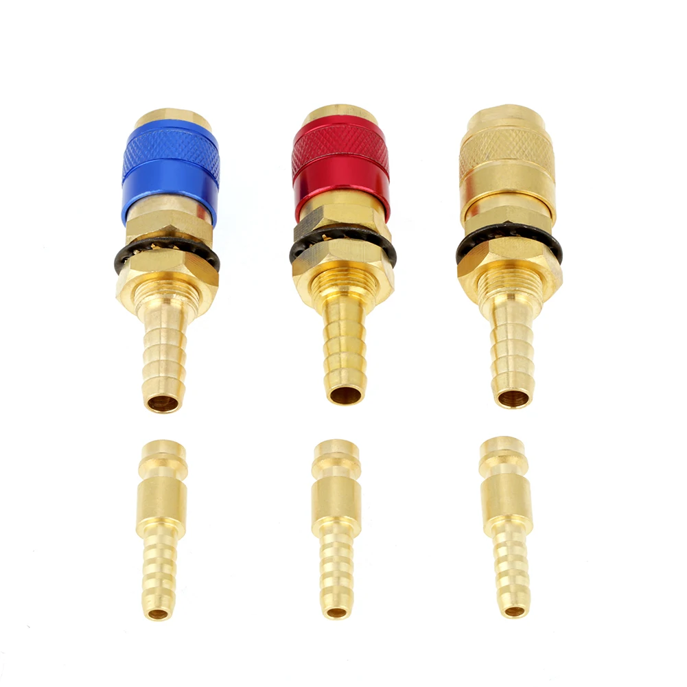 

3pcs Water Cooled & Gas Adapter Quick Hose Connector Fitting For MIG TIG Welder Torch Connector Connector Connector