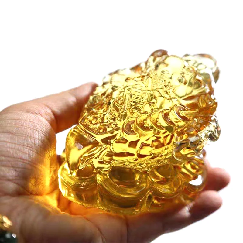 Фэн-шуй жаба деньги счастливая удача богатство китайская золотая лягушка монета