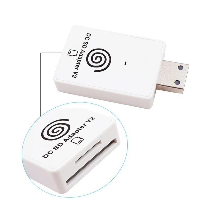 For SD Card Reader SEGA Dreamcast Dreamshell V4.0 TF Game Player Adapter+CD With Boot Loader