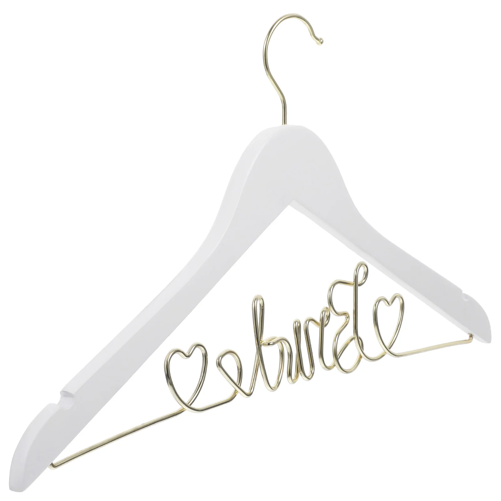 

Nonslip Hangers Clothes Hanger Wire Hangers Anti-skid Wedding Dress Hanger Wedding Hanger Bride Suit Hanger Simple Bridal Hanger