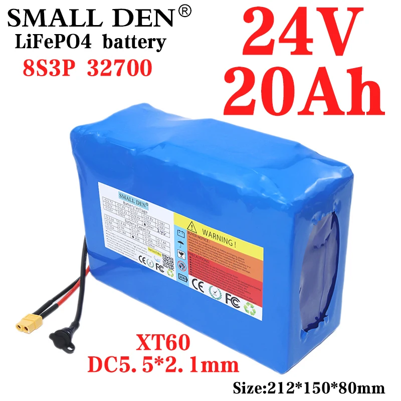 24V 20Ah LiFePo4 Battery Lithium Iron Phosphate 12V 24V LiFePo4 Rechargeable Battery for Kid Scooters Boat Motor battery+charger