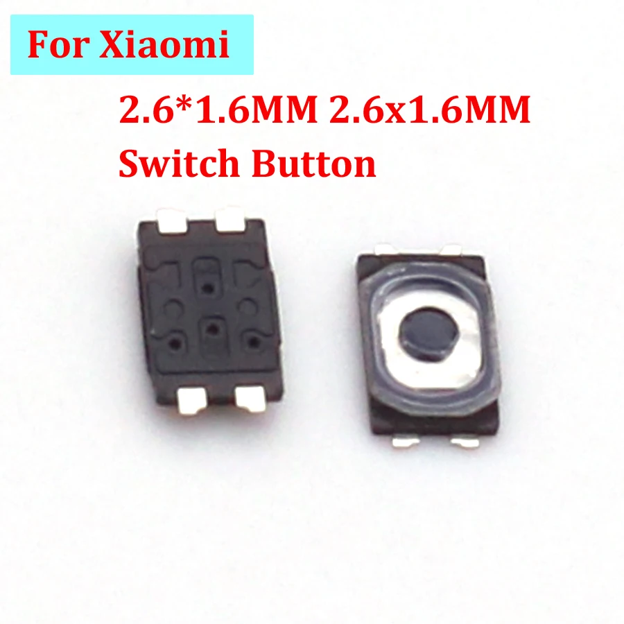 10-20 шт. 2 6*1 6 мм 6x1 микропереключатель SMD для Xiaomi 5/6/8/mix тактильный кнопочный