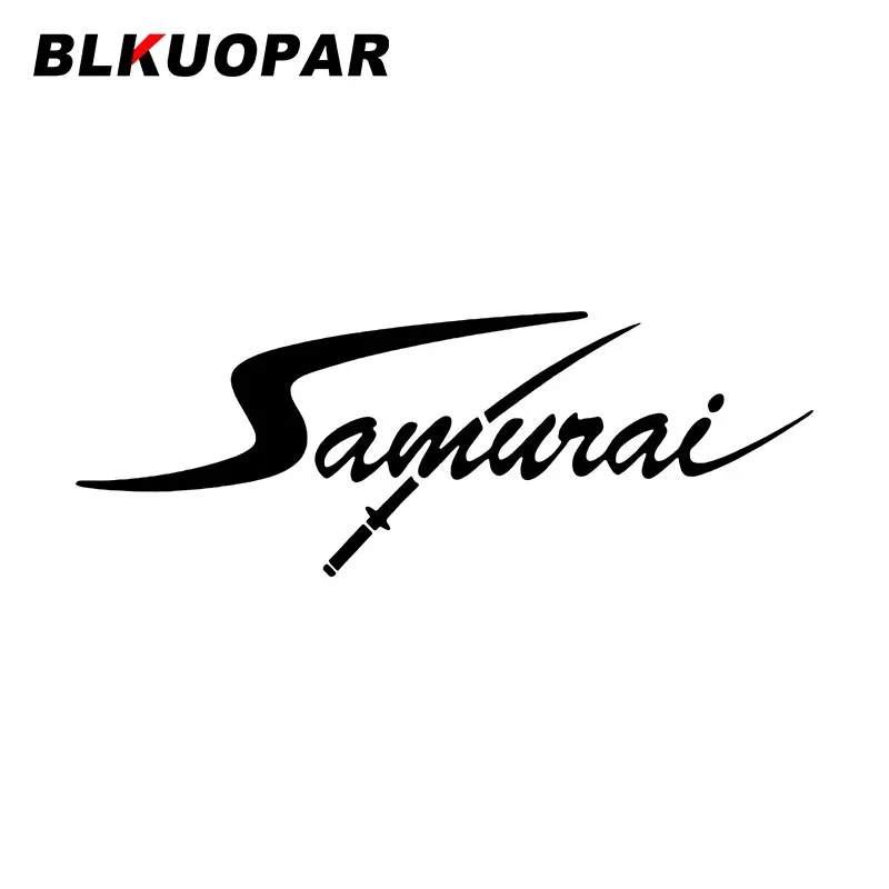

BLKUOPAR японский самурай узор текст автомобильные наклейки катана наклейка водостойкая высечка холодильник JDM автомобильные аксессуары