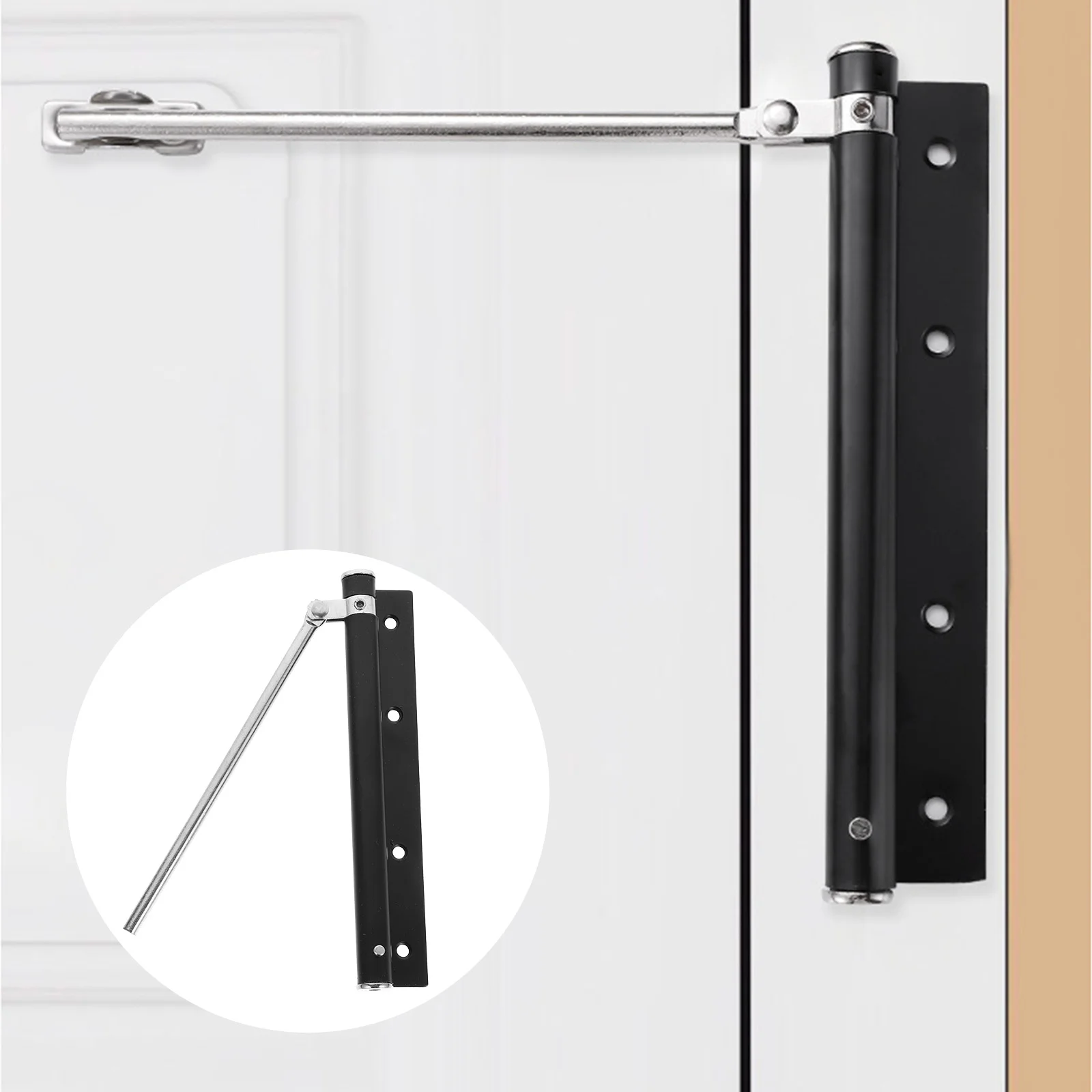 

Stainless Steel Door Closer Automatic Door Closer Household Spring Buffer Door Closer