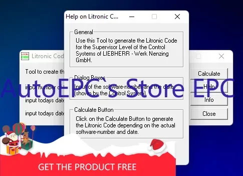Фото Калькулятор ежедневного кода AutoEPC Liebherr Liccon 1 и 2 для уровня службы 1, 2, 3 №1