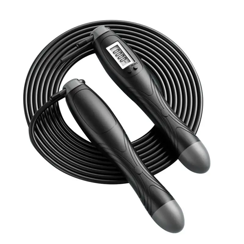 

Скакалка с подшипником 2,8 м, Скакалка с электронным счетчиком, нагрузка, стальная проволочная веревка, Скакалка для спортзала, фитнеса, регулируемая длина