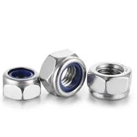 20105 pcs stainless steel nylon hexagon nuts for m4 m5 m6 m8 m10 m12 m14 m16 lock hex nuts screw bolt