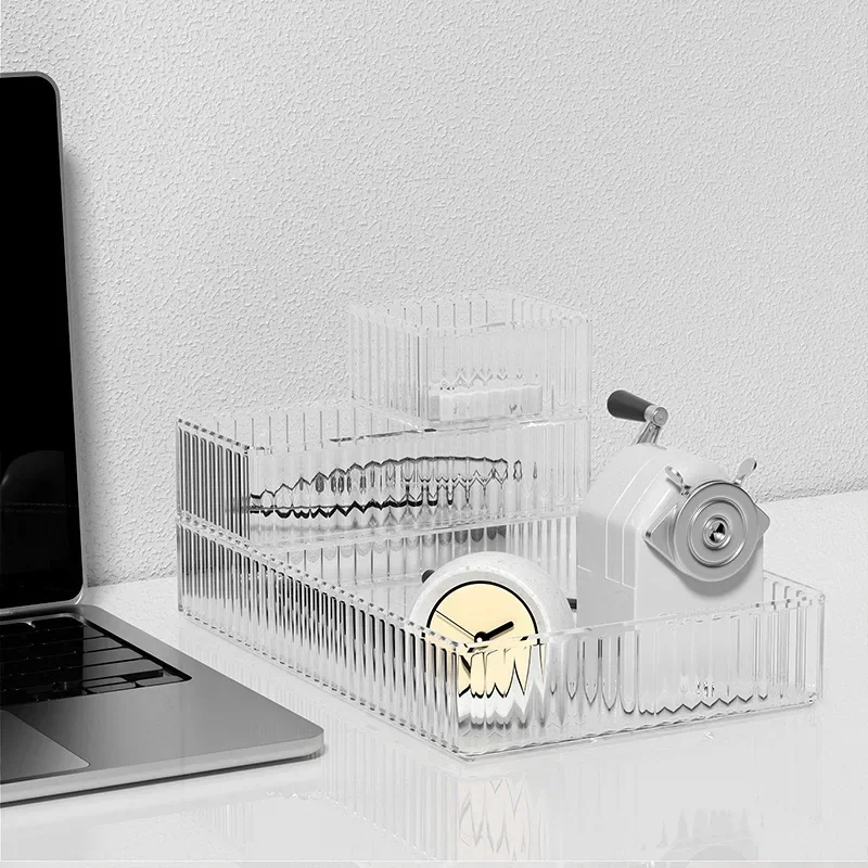 Необмеченный набор органайзеров для ящиков стола пластиковый органайзер