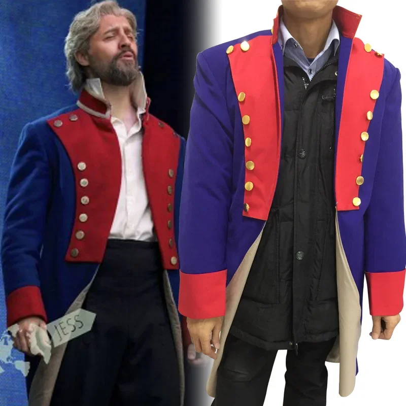 Музыкальный костюм Les Miserables для косплея вальджака синее пальто ролевых игр сцены