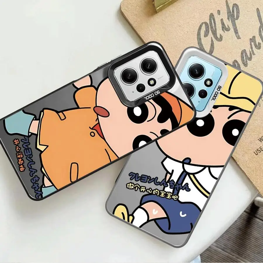 Мультяшный S-ShinChans чехол для телефона Xiaomi Redmi Note 10 Pro 12S 13 11s 10s 11 Plus 12 9 s мягкий