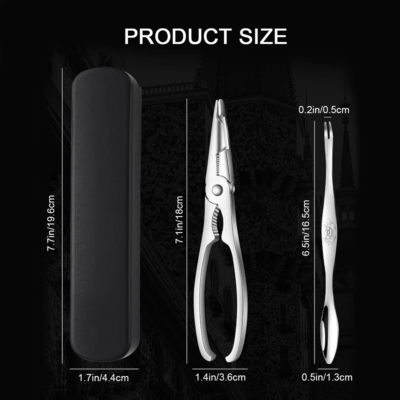 Набор инструментов для морепродуктов из нержавеющей стали |