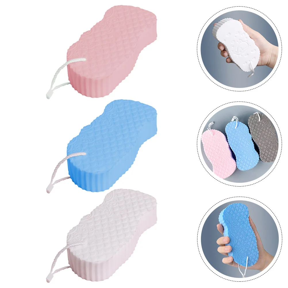 

3 шт., Детские губки для безболезненного купания