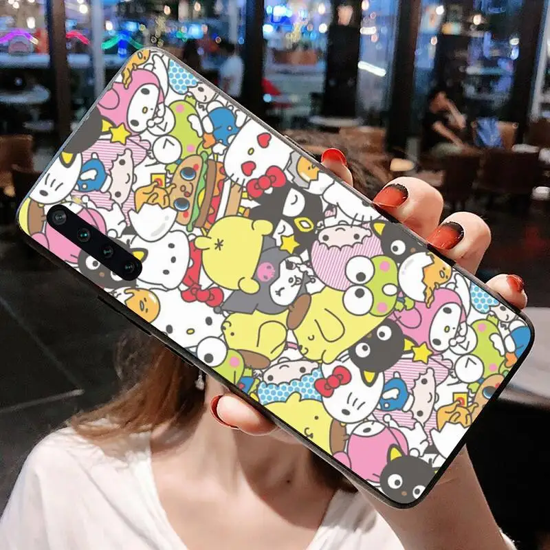 Мультяшный чехол для телефона Sanrio Kuromi Kitty Xiaomi Mi Note 10 Lite 9T Pro xiaomi CC9 9SE |
