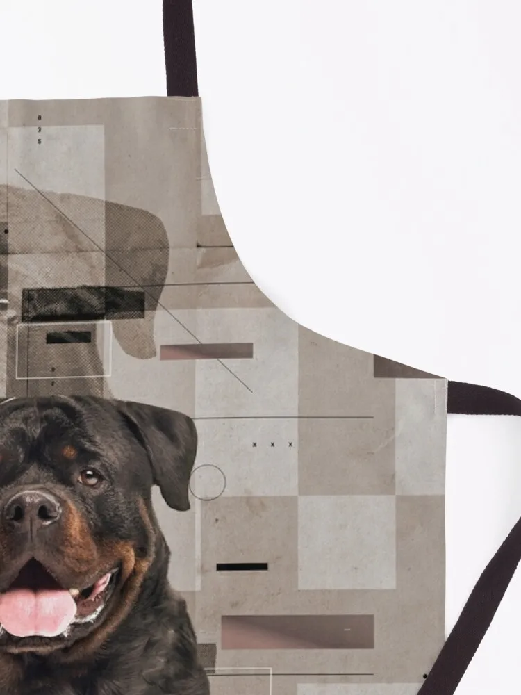Rottweiler - Metzgerhund Digital Art Fartuch kuchenny Pomysł Towar Wodoodporny fartuch dla kobiet przedszkole
