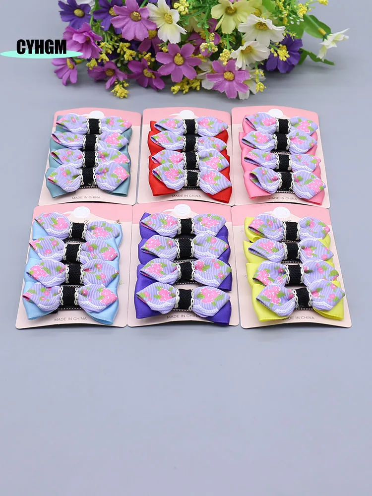 

wholesale new ribbon hair clips for girls kawaii silk hairpins cute Barrettes designer hanfu hair accessory D08-10