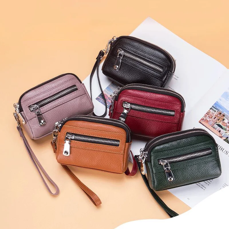 Женская маленькая сумочка из натуральной кожи вместительный