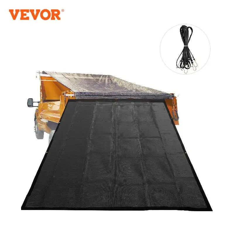 VEVOR PVC Dump Truck Mesh Tarps 7 / 7.6 / 8 X 10'-24' Heavy Duty with 6'' Pocket Opening Coated for Canopy Shade Truck Bed Cover