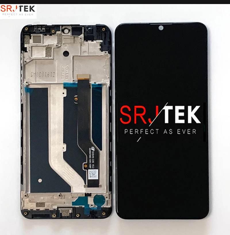 

6.49'' Original For ZTE Blade VSmart V2050 2050RU LCD Display Screen Touch Screen Digitizer For ZTE Blade 20 Smart V1050 Frame