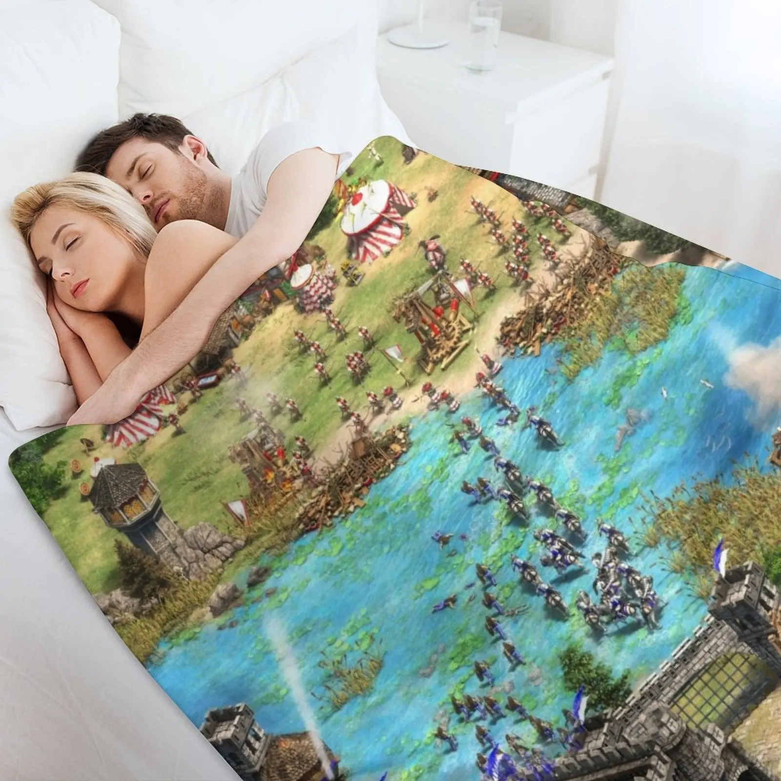 Тонкое одеяло с изображением британского происхождения из аниме возраст империй