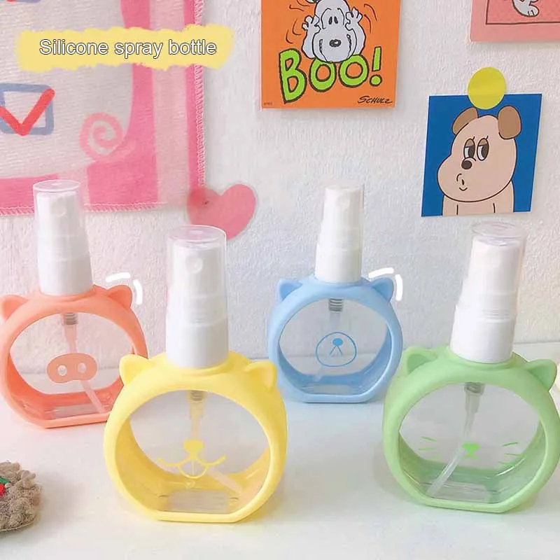 

Mist Spray Bottle Travel Portable Small Spray Bottle Cartoon Cat Design Perfume Cosmetic Sanitizer Container for Children