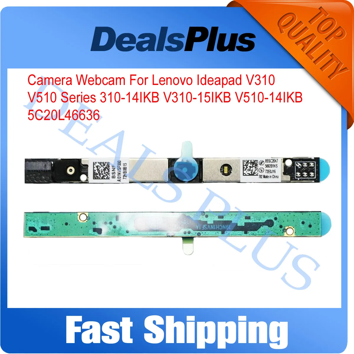 

Запасная новая веб-камера для Lenovo Ideapad V310 V510 Series 310-14IKB V310-15IKB 5C20L46636