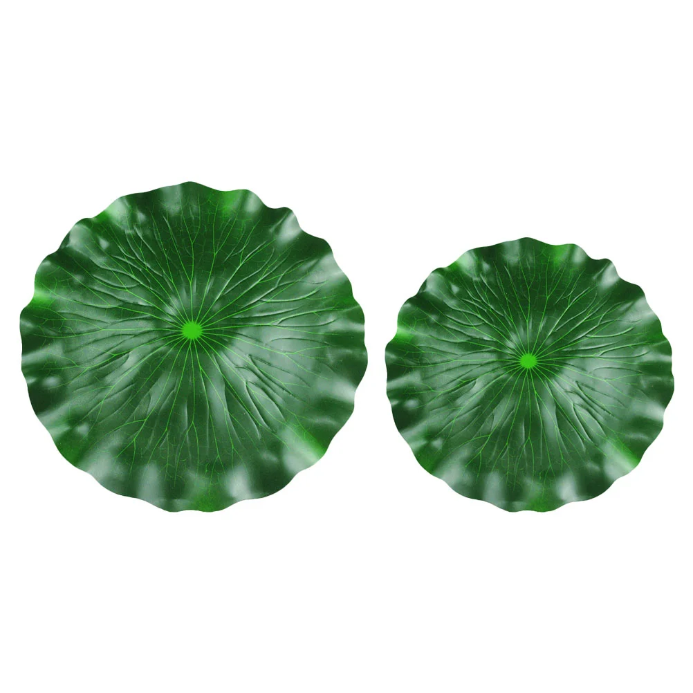 

Leaves Floating Lily Pond Water Artificial Pads Flower Leaf Decoration Aquarium Fake Foam Garden Realistic Pad Pool Foliage