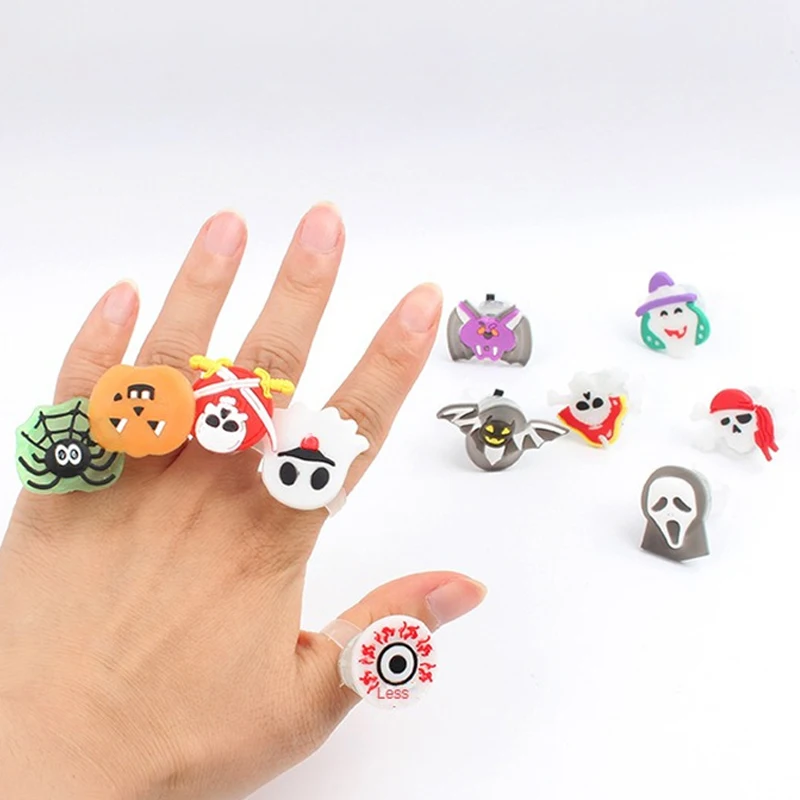 

Led Flash Finger Light Toy Flashing Safe Halloween Glow Ring Creative High Demand Kids Toys Festive Flash Ring Toy Glow Ring Toy