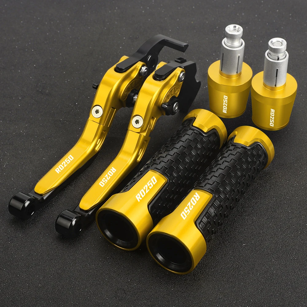 

For YAMAHA RD250 A B C 1974 1975 1976 1977 1978 1979 Motorcycle Brake Clutch Levers 22MM Handlebar Hand Grips ends knobs